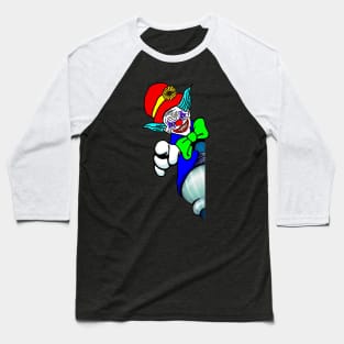 Evil Nightmare Clown Baseball T-Shirt